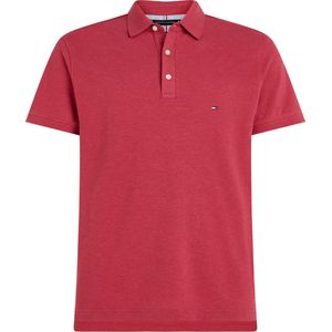Tommy Hilfiger 1985 Slim Polo, heren poloshirt, roze melange