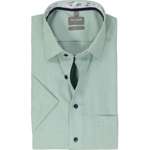 OLYMP comfort fit overhemd, korte mouw, structuur, groen