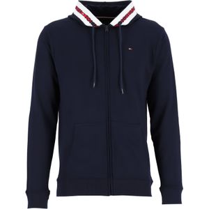 Tommy Hilfiger - Hoodie - Blauw - Sweatstof - Licht Getailleerd