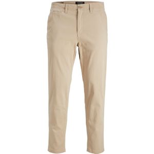 JACK & JONES Ace Harlow Chino loose fit, heren chino, beige -  Maat: 38/36