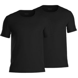 HUGO BOSS Comfort T-shirts relaxed fit (2-pack), heren T-shirts O-hals, zwart -  Maat: XXL