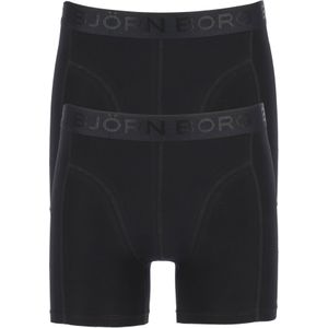 Bjorn Borg Cotton Stretch Shorts (2-pack), heren boxers normale lengte, zwart