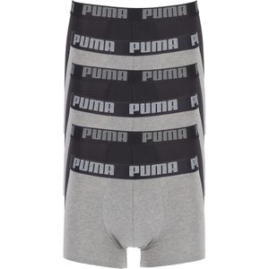 Puma Basic Boxer heren (6-pack), zwart en donkergrijs -  Maat: XXL