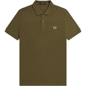 Fred Perry M3600 polo twin tipped shirt, pique, Uniform Green -  Maat: 3XL