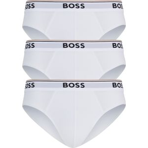 HUGO BOSS Power briefs (3-pack), heren slips, wit -  Maat: L