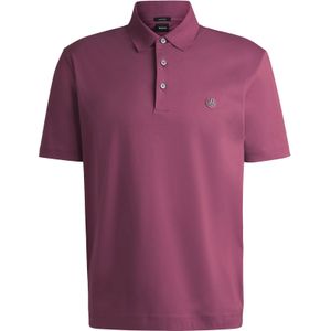 BOSS Parris regular fit heren polo, pique, paars