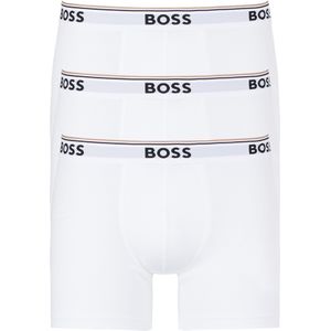 HUGO BOSS Power boxer briefs (3-pack), heren boxers normale lengte, wit -  Maat: XXL