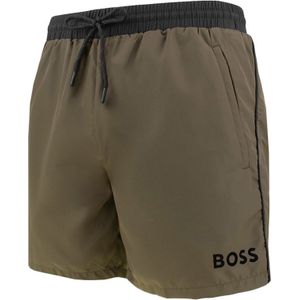 HUGO BOSS Starfish swim shorts, heren zwembroek, olijfgroen