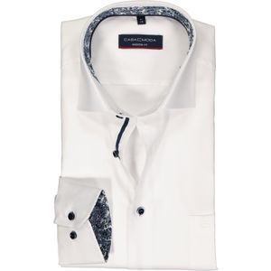 CASA MODA modern fit overhemd, structuur, wit