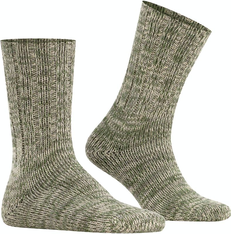 FALKE - Brooklyn - Kniekousen - Zwart - Biologisch Katoen