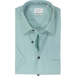 ETERNA modern fit overhemd korte mouw, Oxford, turquoise