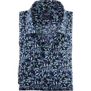 OLYMP - Luxor - Overhemd - Lichtgroen - Korte Mouw - Popeline