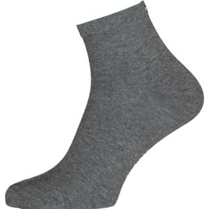 Tommy Hilfiger damessokken Casual Short (2-pack), korte sokken katoen, midden grijs melange -  Maat: 39-42