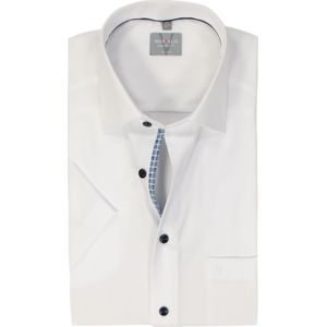 MARVELIS - Comfort Fit - Overhemd - Wit - Korte Mouw - Strijkvrij