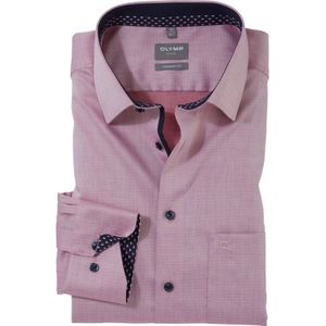 OLYMP Luxor comfort fit overhemd, satijnbinding, rood