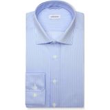 Seidensticker - Zakelijk Overhemd - Lichtblauw - Slim Fit - 100% Katoen - Kent-kraag - Extra Lange Mouwen