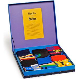Happy Socks Beatles Gift Box (6-pack), unisex sokken in cadeauverpakking - Unisex - Maat: 41-46