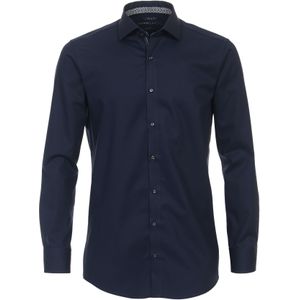 VENTI modern fit overhemd, twill, blauw
