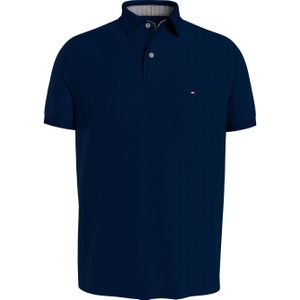 Tommy Hilfiger 1985 Regular Polo, heren poloshirt, donkerblauw -  Maat: 4XL