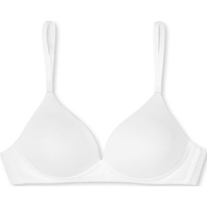 SCHIESSER 95/5 bh (1-pack), dames zachte bh biologisch katoen met cups wit
