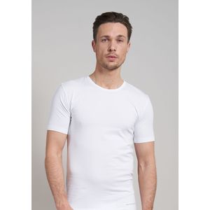BALDESSARINI heren T-shirt met O-hals (2-pack), wit - Maat: S