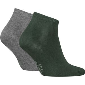 Calvin Klein Sneaker (2-pack), heren enkelsokken, bosgroen