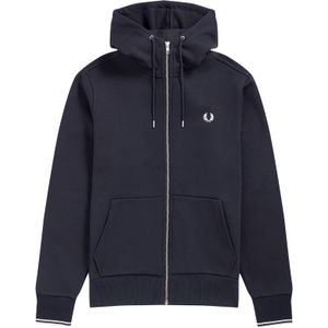 Fred Perry hoodie sweatvest, blauw -  Maat: XL