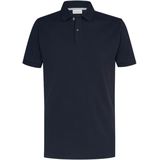 Profuomo slim fit heren polo, navy blauw