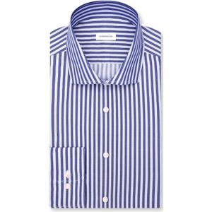 Seidensticker - Businessoverhemd - Zwart - Regular 1/1 Kentkraag Structuur