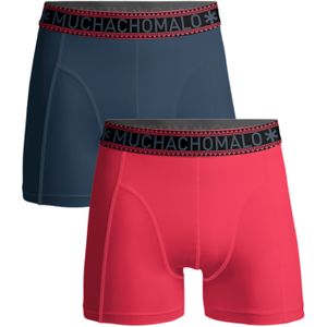 Muchachomalo boxershorts, heren boxers normale lengte (2-pack), Solid -  Maat: XXL