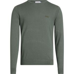 Calvin Klein heren pullover katoenmengsel, Cotton Silk Blend Cn Sweater, groen -  Maat: S