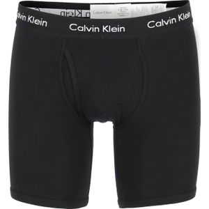 Calvin Klein Modern Essentials boxer brief (1-pack), heren boxer lang met gulp, zwart -  Maat: L