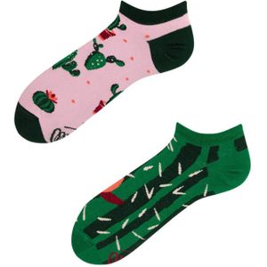 Many Mornings unisex enkelsokken, Summer Cactus Low - Unisex - Maat: 35-38