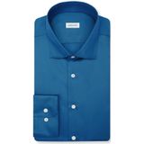 Seidensticker shaped fit overhemd, popeline, groen