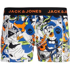 JACK & JONES Jacspace skull trunk (1-pack), heren boxer normale lengte, zwart