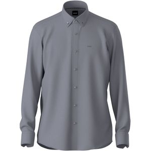 BOSS Joe regular fit overhemd, structuur, grijs 42