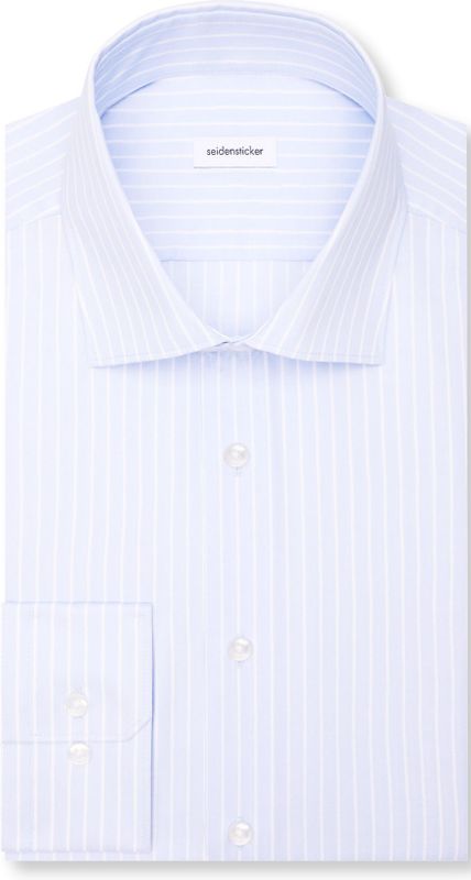 SEIDENSTICKER - SMART ESSENTIALS - Zakelijk Overhemd - Lichtblauw/Wit