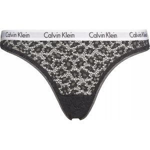 Calvin Klein dames Brazilian (1-pack), Brazilian slip, zwart -  Maat: XS
