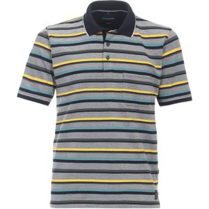 CASA MODA comfort fit heren polo, turquoise