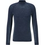FALKE heren lange mouw shirt Wool-Tech, thermoshirt, blauw (space blue) -  Maat: XL