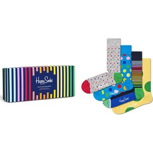 Happy Socks Colorful Classics Socks Gift Set (4-pack), unisex sokken in cadeauverpakking - Unisex - Maat: 41-46