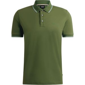 BOSS Parlay regular fit polo, pique, groen