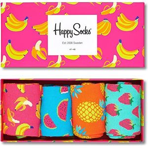 Happy Socks Happy Socks Amazon Banana Giftbox (4-pack), unisex sokken, unisex sokken - Unisex - Maat: 36-40