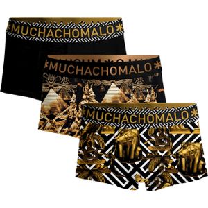 Muchachomalo boxershorts, heren boxers kort (3-pack), Trunks Myth Egypt -  Maat: L