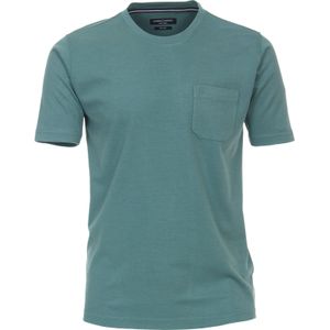 CASA MODA comfort fit heren T-shirt, turquoise -  Maat: 5XL