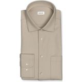 Seidensticker regular fit overhemd, popeline, beige