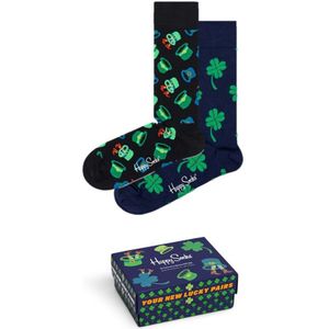Happy Socks St Patricks Socks Gift Set (2-pack), unisex sokken in cadeauverpakking