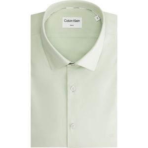 Calvin Klein slim fit overhemd, Poplin Stretch Slim Shirt, groen 43