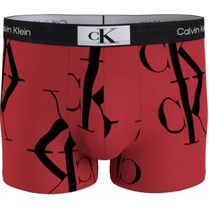 Calvin Klein Trunk (1-pack), heren boxers normale lengte, oranje -  Maat: L