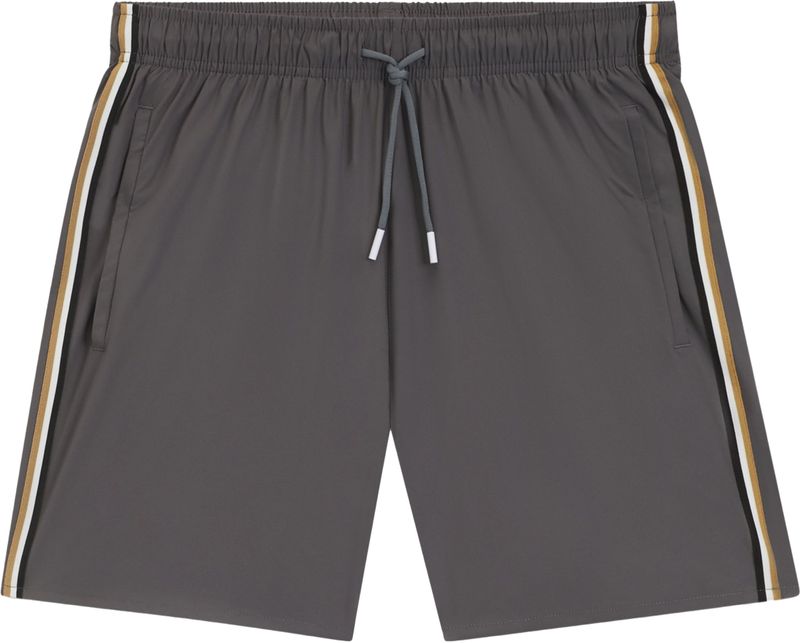HUGO BOSS Iconic swim shorts, heren zwembroek, donkergrijs